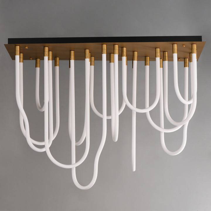 Soleil 14-Light LED SQ Flush Mount by Studio M Lighting – lifestyle