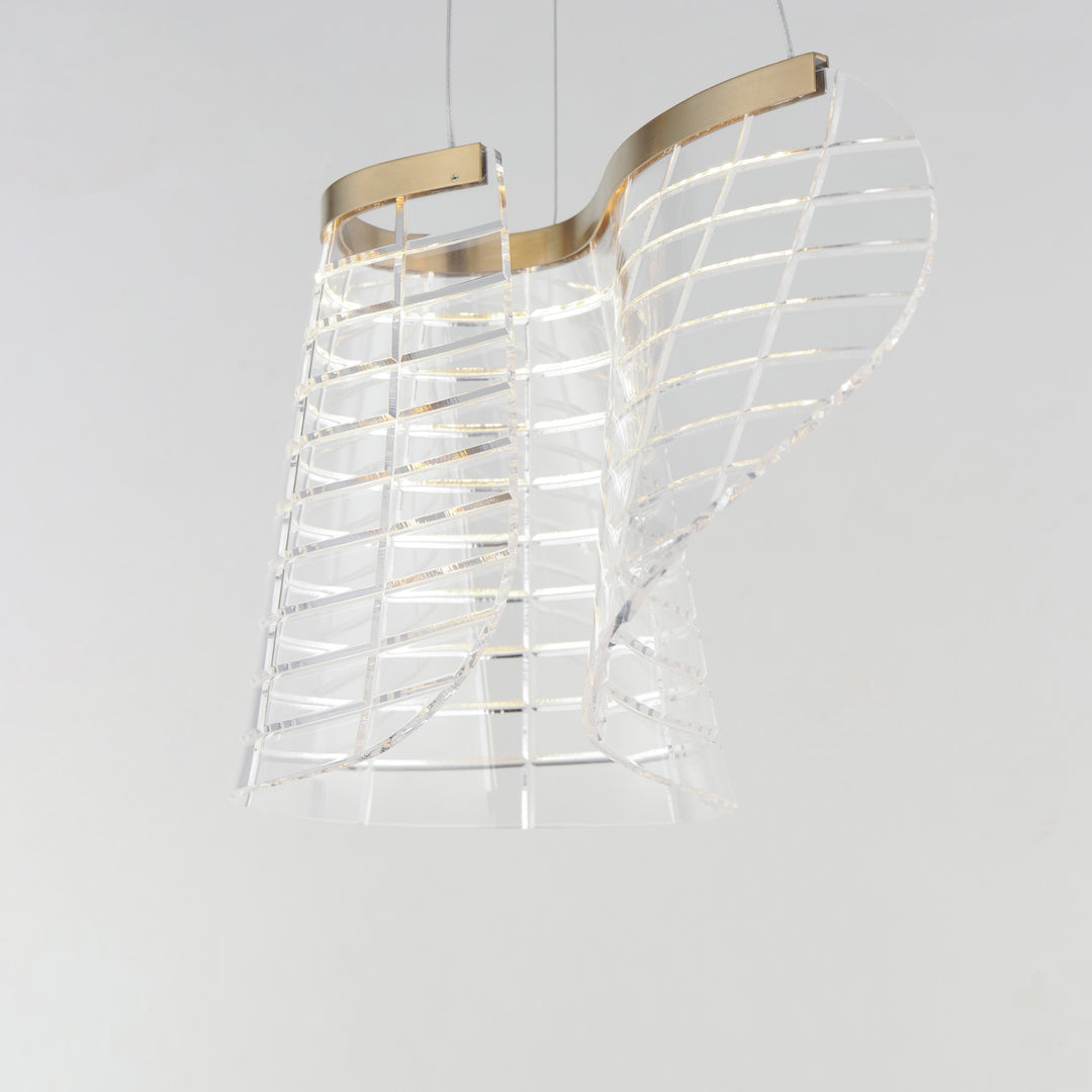Tartan 1-Light LED Pendant 254812 by Studio M Lighting – lifestyle