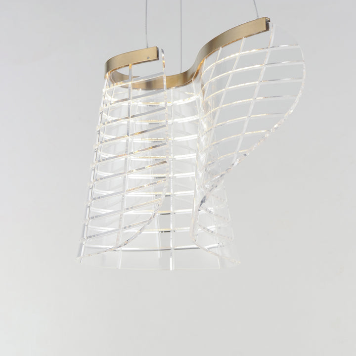 Tartan 1-Light LED Pendant 254812 by Studio M Lighting – lifestyle