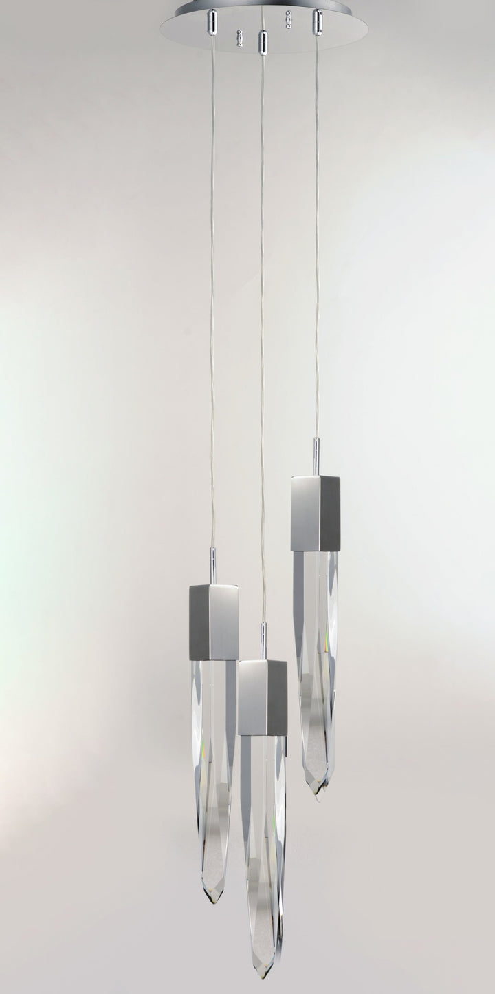 Quartz LED 3-Light Pendant by Studio M Lighting – lifestyle