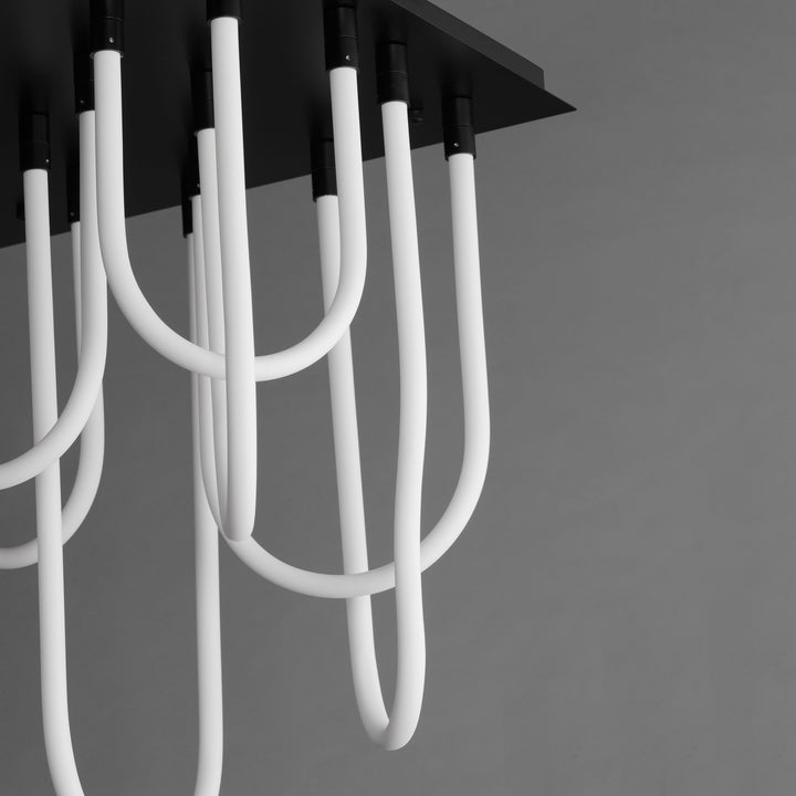 Soleil 14-Light LED SQ Flush Mount by Studio M Lighting – lifestyle