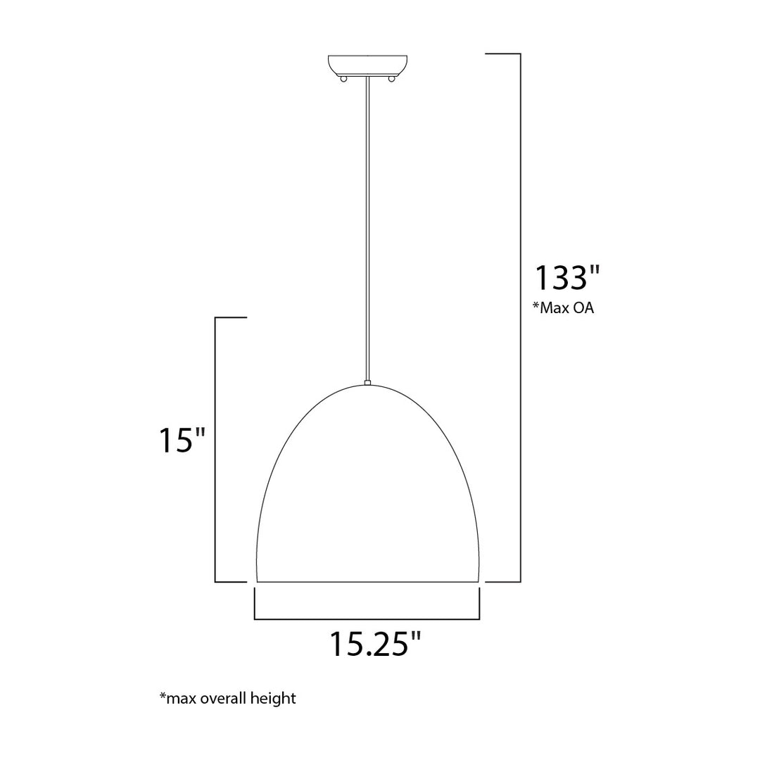 Bond Pendant 162396 by Studio M Lighting – line drawing