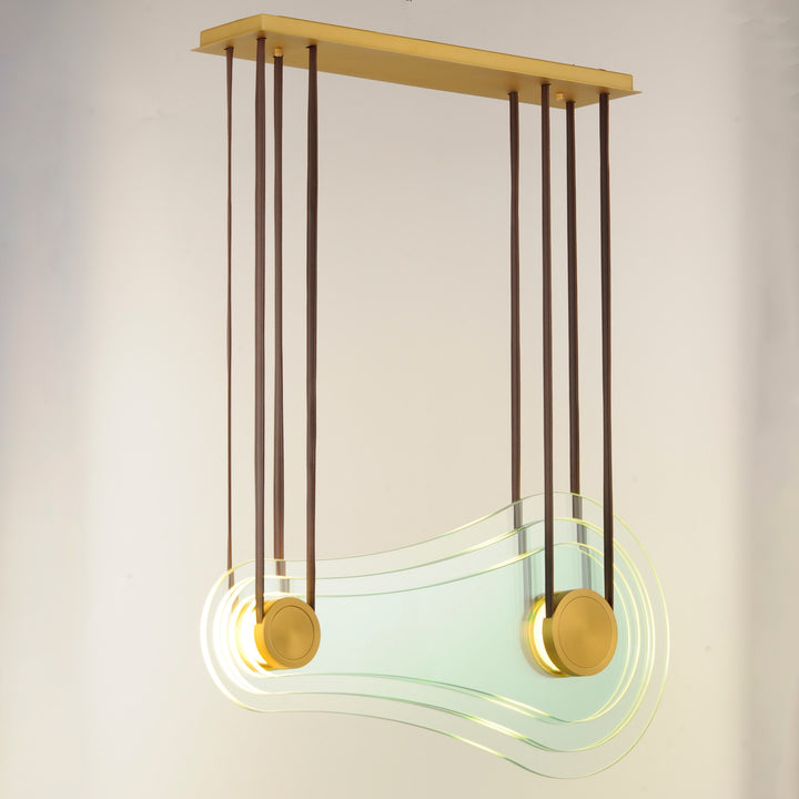 Stratum 2-Light LED Pendant by Studio M Lighting – lifestyle