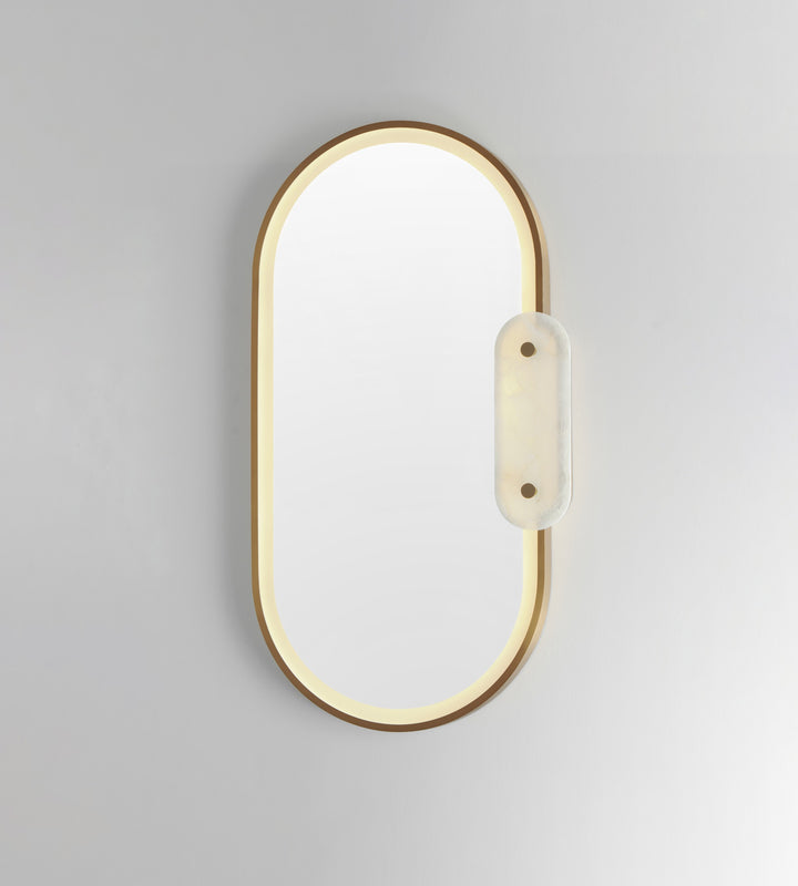 Stonewall LED Mirror by Studio M Lighting – lifestyle