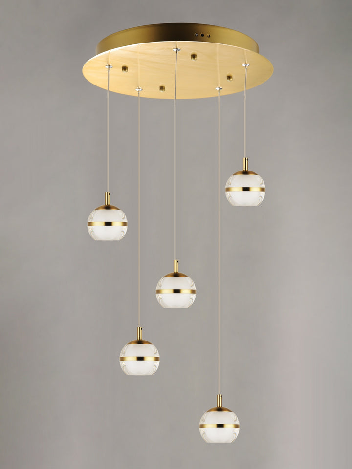 Swank 5-Light Pendant by Studio M Lighting – lifestyle