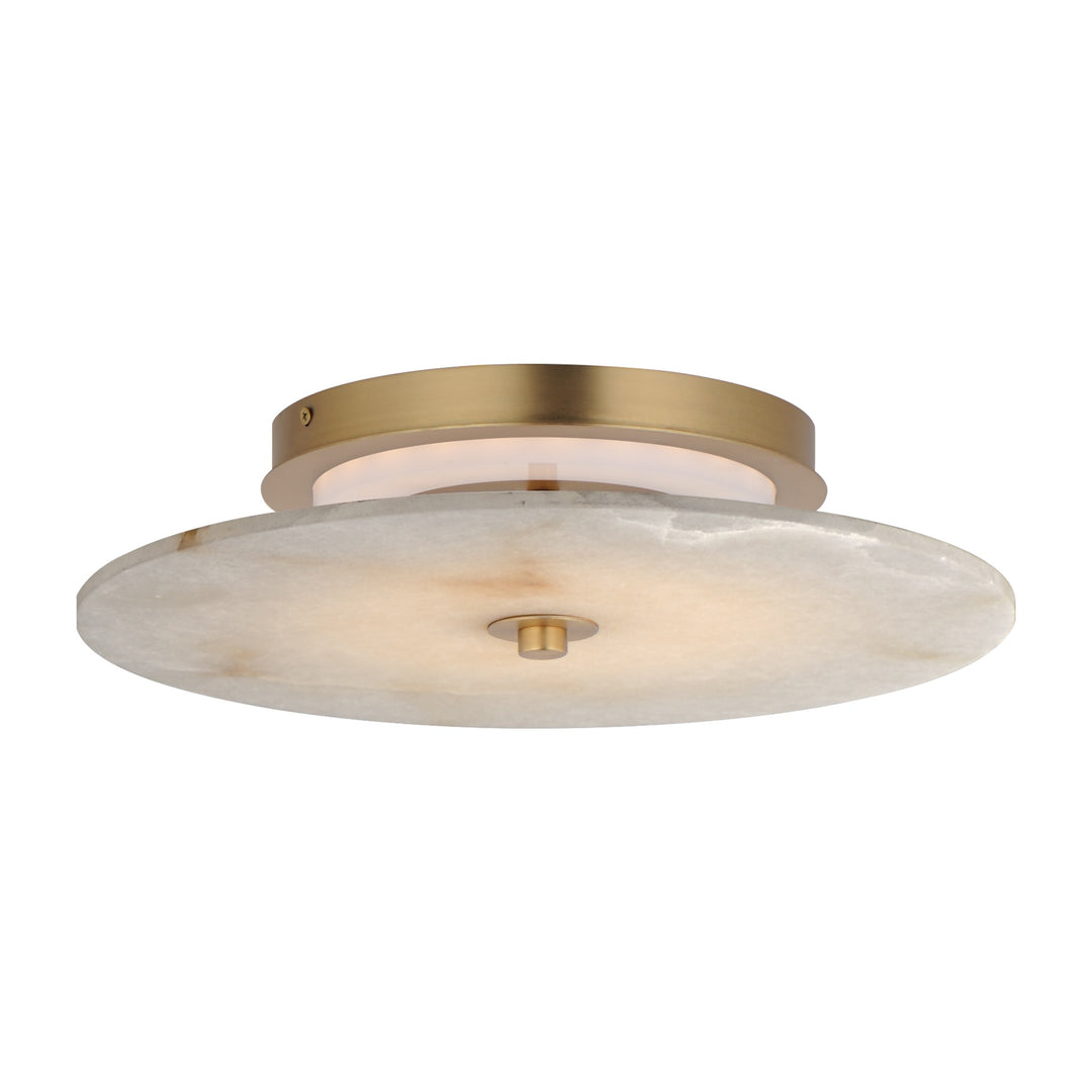 Quarry LED Wall Sconce/Flush Mount by Studio M Lighting in Natural Aged Brass