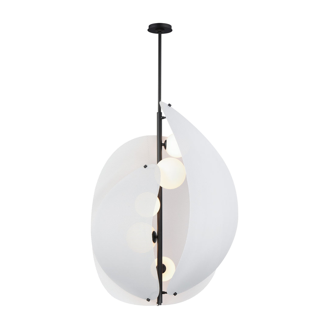 Chips 5-Light Vertical Pendant by Studio M Lighting in Black