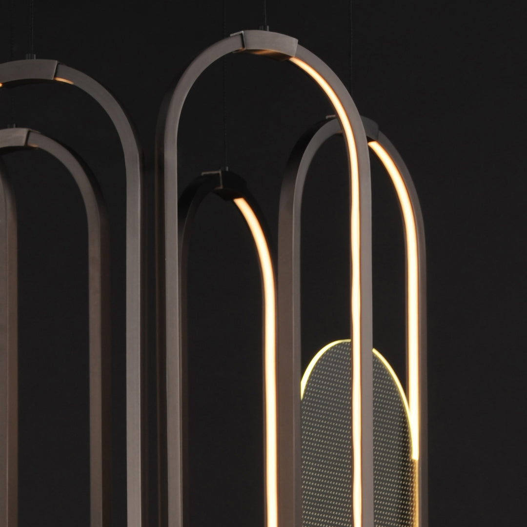 Trance 6-Light LED Pendant by Studio M Lighting – lifestyle