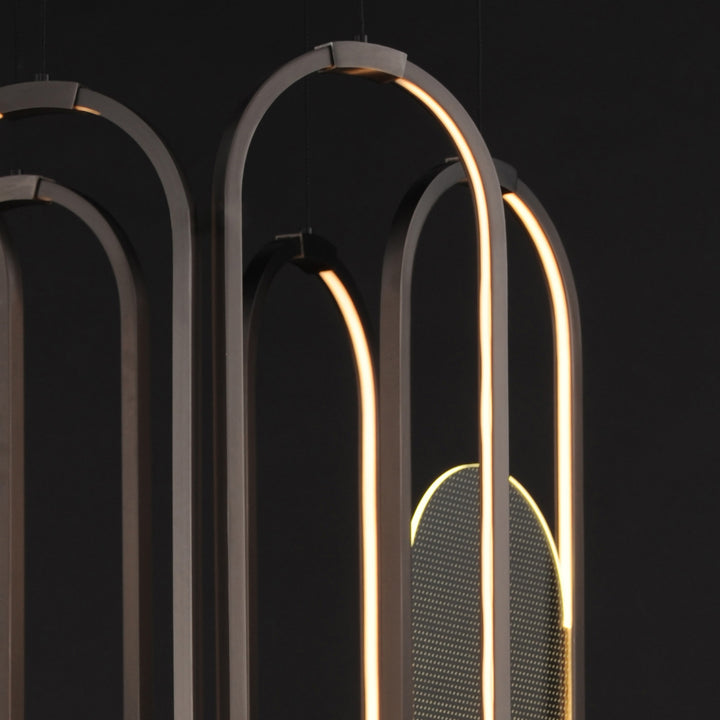 Trance 6-Light LED Pendant by Studio M Lighting – lifestyle