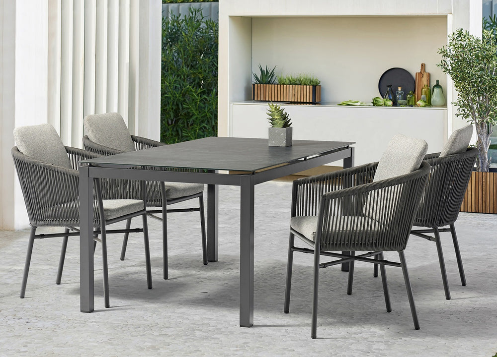 Lynn Outdoor Dining Armchair by Whiteline Modern Living – lifestyle