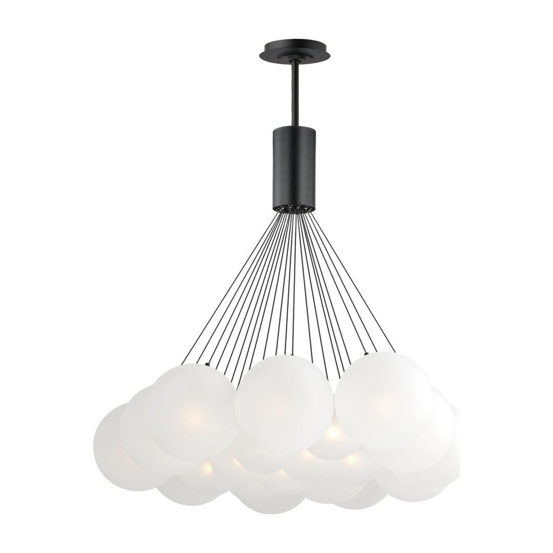 Burst 20-Light LED Pendant by Studio M Lighting in Gold