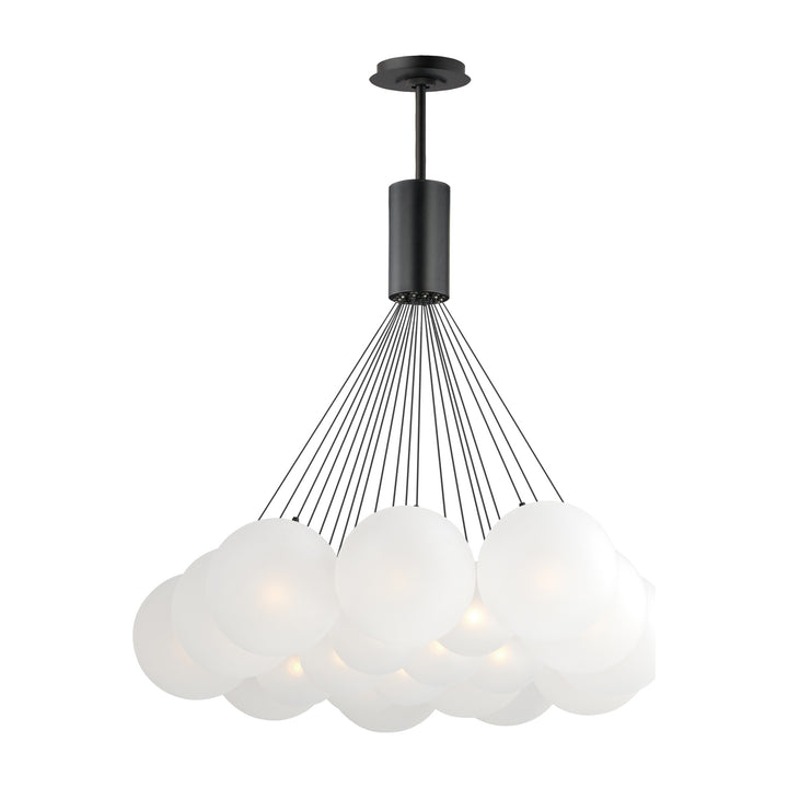 Burst 20-Light LED Pendant by Studio M Lighting in Gold