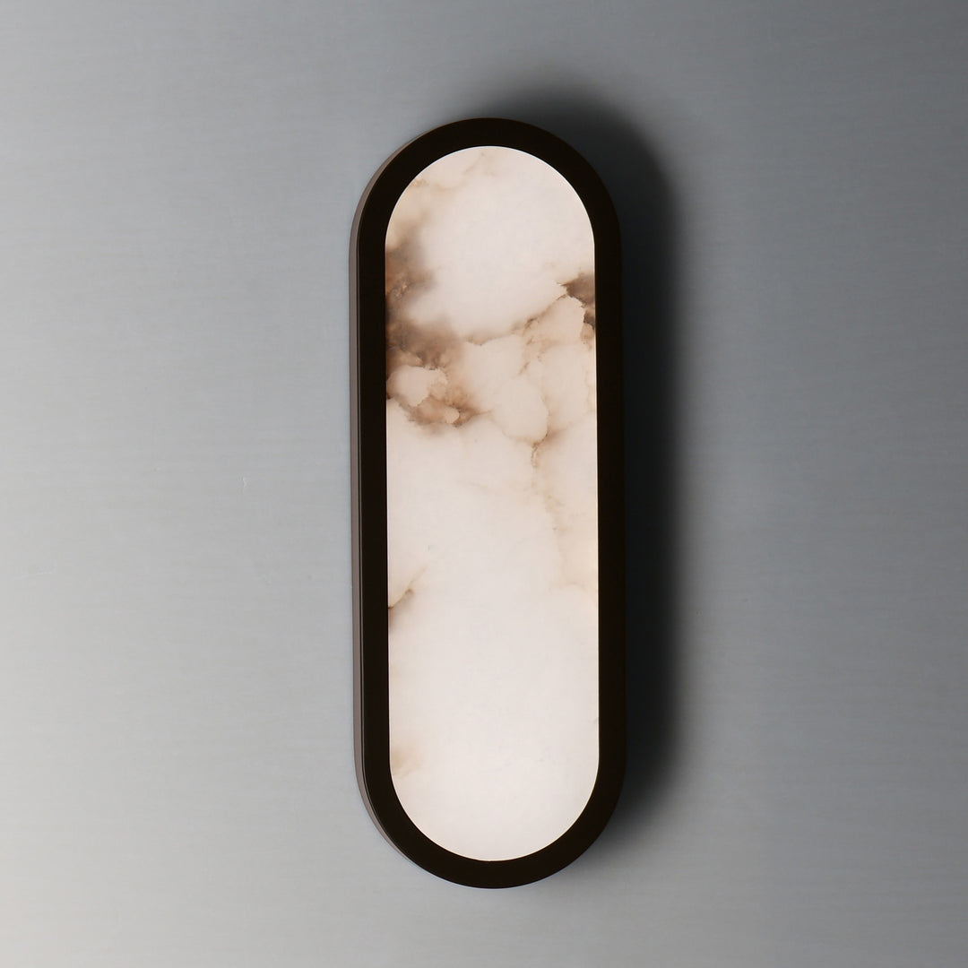 Plinth 15 LED Alabaster Wall Sconce by Studio M Lighting – lifestyle