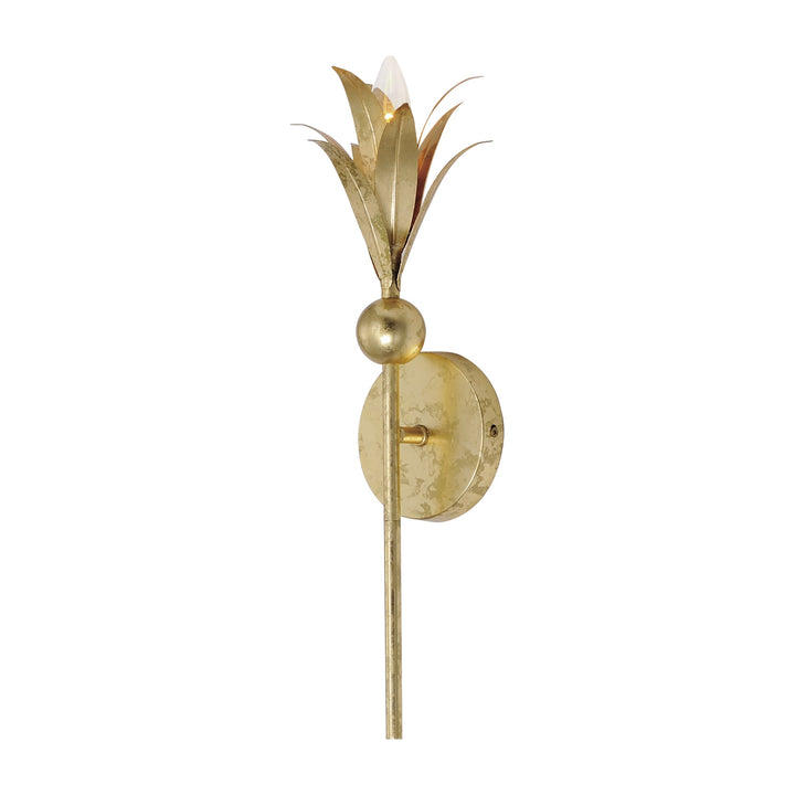 Paloma 1-Light Sconce 26881 by Studio M Lighting in Gold Leaf
