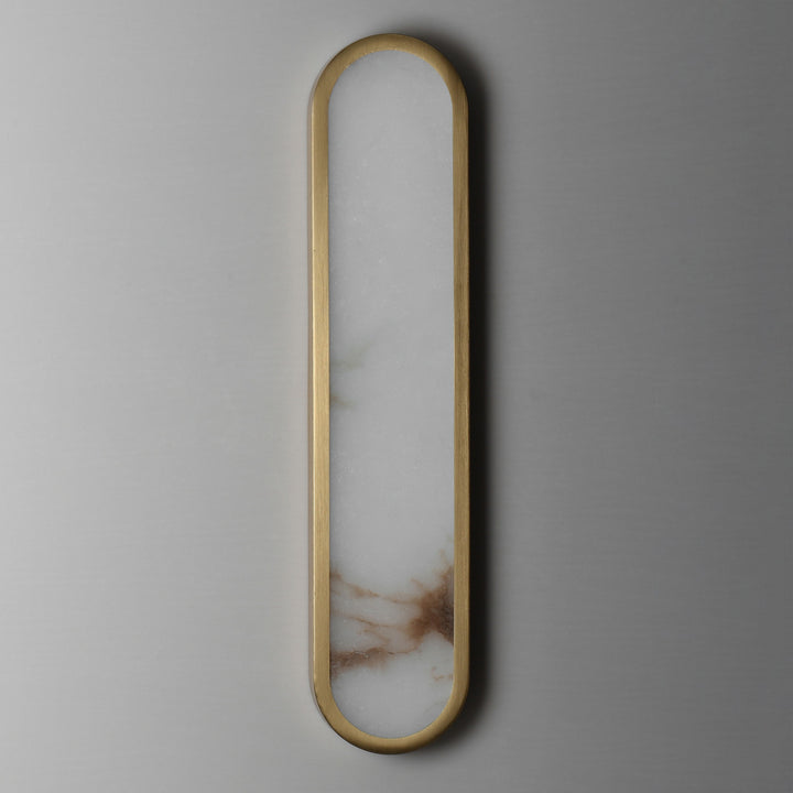 Plinth 24 LED Alabaster Wall Sconce by Studio M Lighting – lifestyle