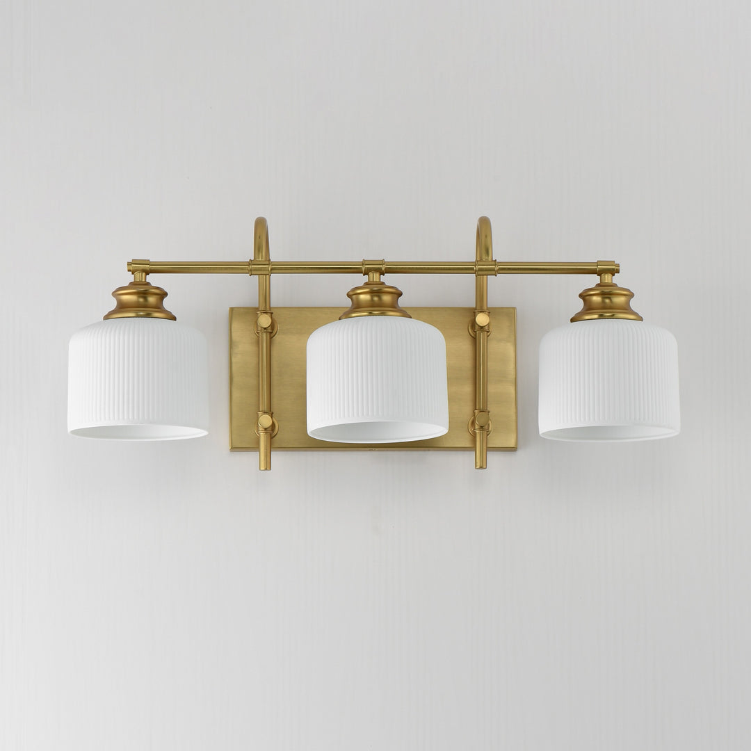Bisque 3-Light Bath Vanity by Studio M Lighting – lifestyle