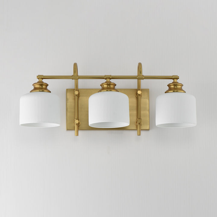 Bisque 3-Light Bath Vanity by Studio M Lighting – lifestyle