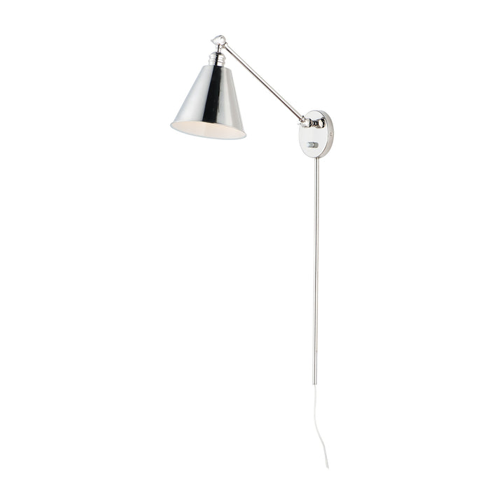Library Wall Sconce 162222 by Studio M Lighting in Polished Nickel