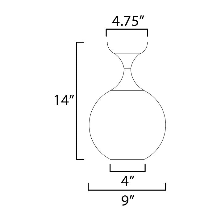 Neve Flush Mount by Studio M Lighting – line drawing