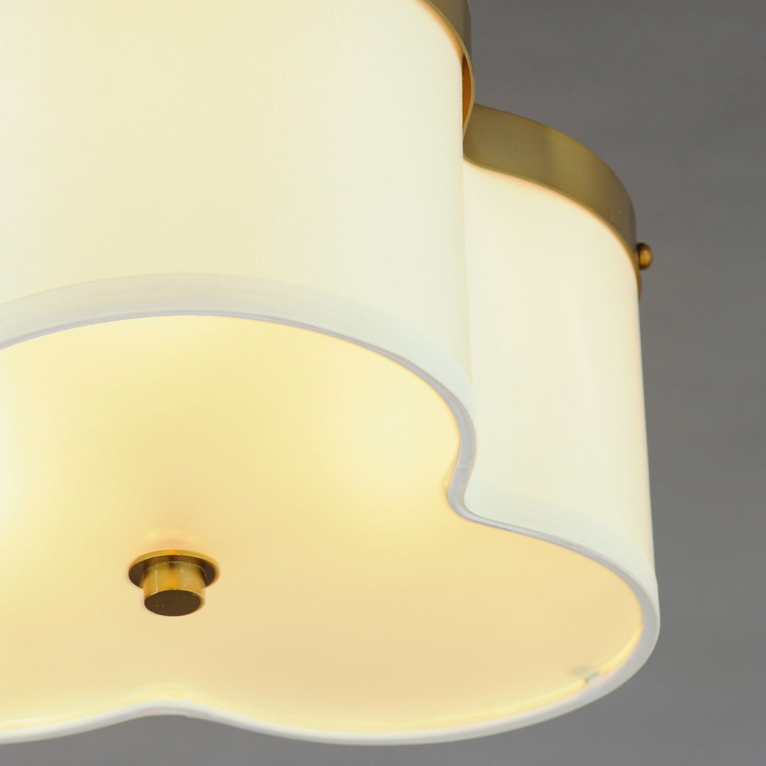 Clover 3-Light Flush Mount by Studio M Lighting – lifestyle
