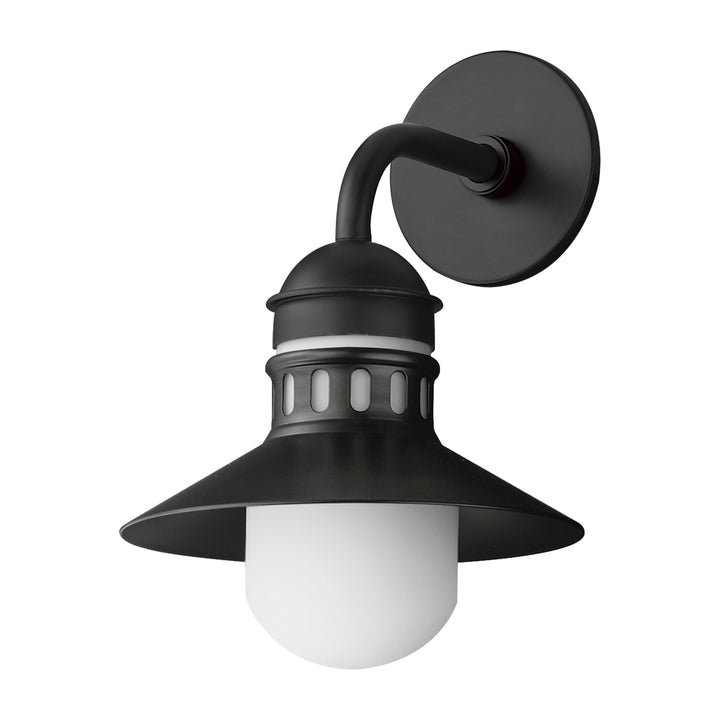 Admiralty 1-Light Outdoor Wall Sconce 365122 by Studio M Lighting in Black