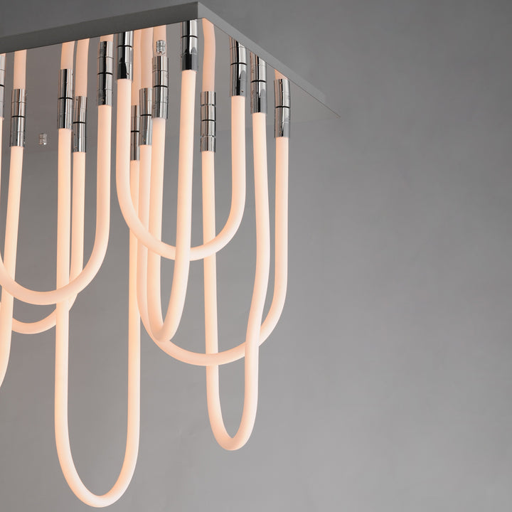 Soleil 14-Light LED SQ Flush Mount by Studio M Lighting – lifestyle