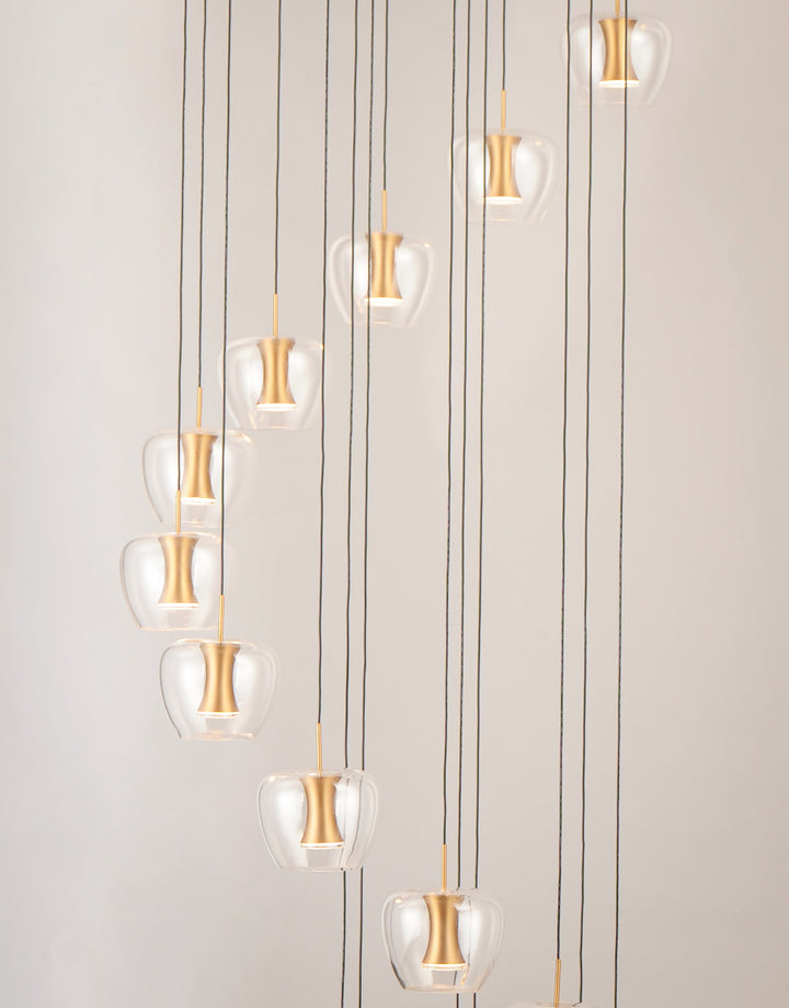 Newton LED 25-Light Pendant by Studio M Lighting – lifestyle