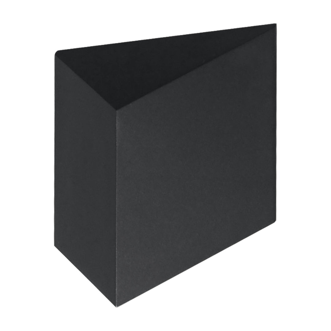 Fractal Small LED Outdoor Sconce by Studio M Lighting in Black