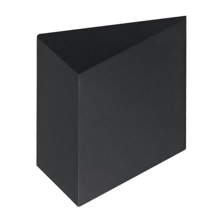 Fractal Small LED Outdoor Sconce by Studio M Lighting in Black