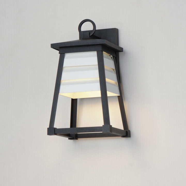 Shutters 1-Light Small Outdoor Wall Sconce by Studio M Lighting – lifestyle