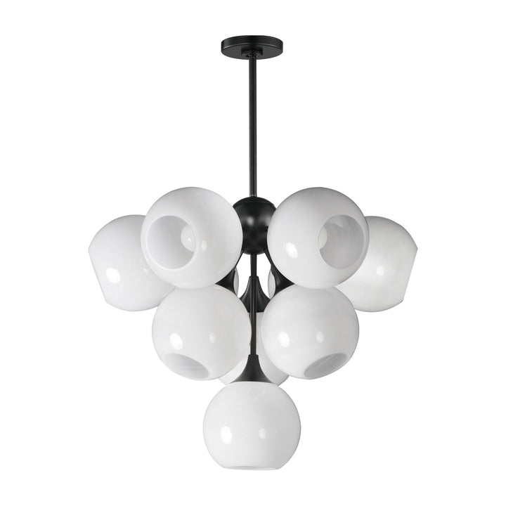 Neve 10-Light Pendant by Studio M Lighting in Black