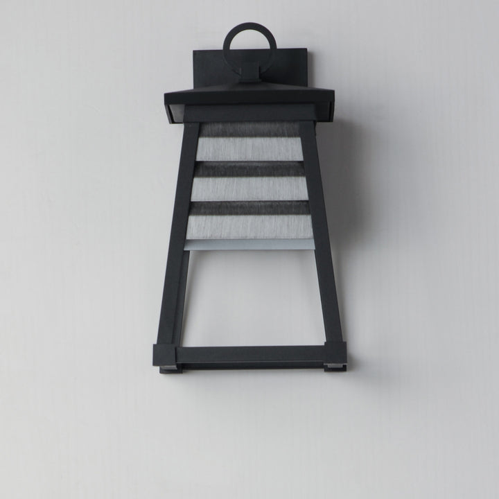 Shutters 1-Light Small Outdoor Wall Sconce by Studio M Lighting – lifestyle