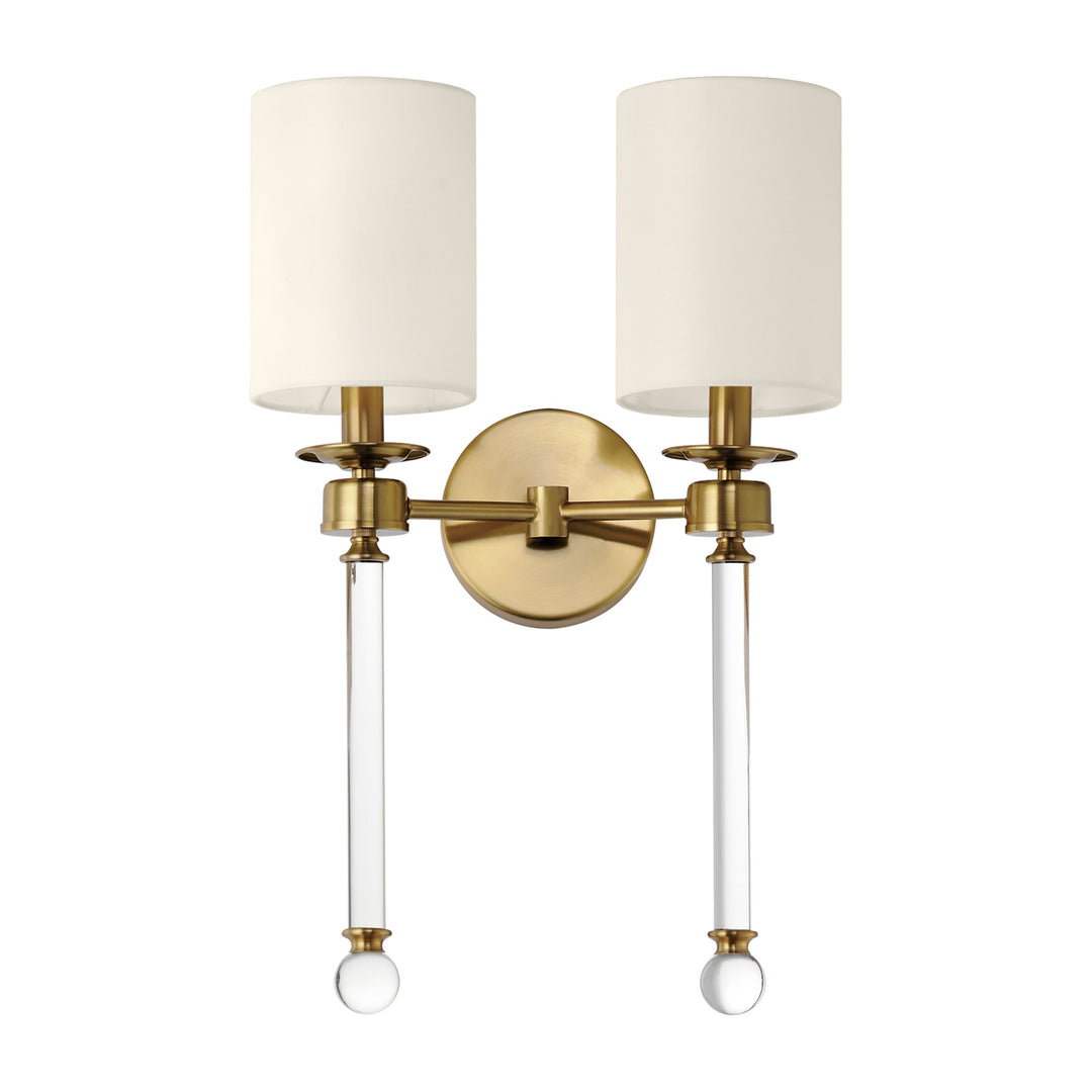 Lucent 2-Light Wall Sconce by Studio M Lighting in Heritage