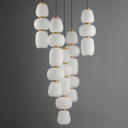 Soji 5-Light Chandelier by Studio M Lighting – lifestyle
