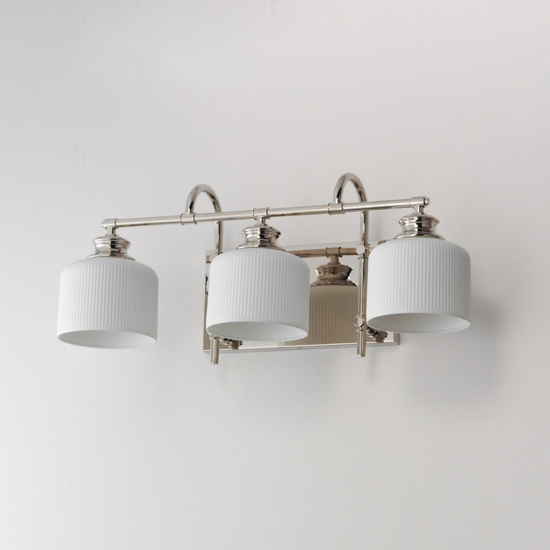 Bisque 3-Light Bath Vanity by Studio M Lighting – lifestyle