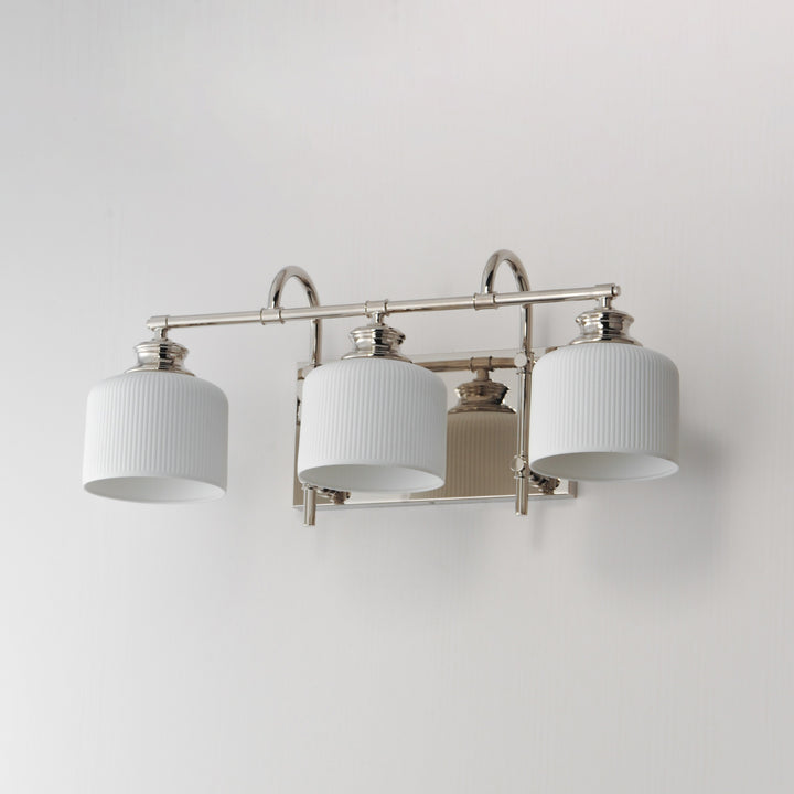 Bisque 3-Light Bath Vanity by Studio M Lighting – lifestyle