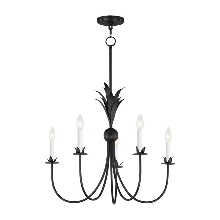 Paloma 5-Light Chandelier by Studio M Lighting in Anthracite