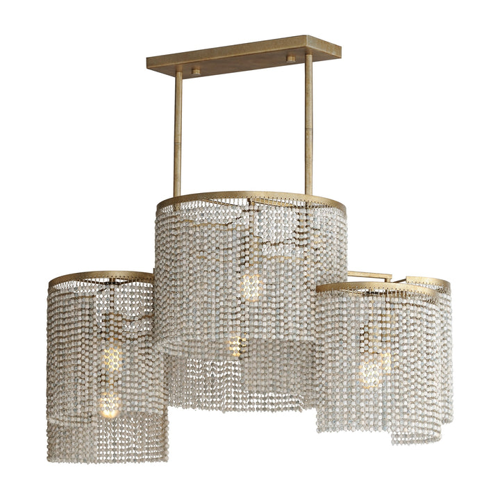 Fontaine 6-Light Linear Pendant by Studio M Lighting