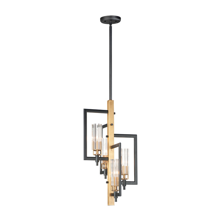 Flambeau 4-Light Chandelier by Studio M Lighting