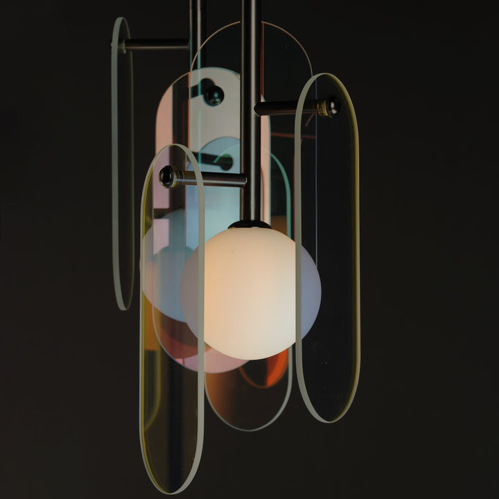 Megalith - Glass Megalith 5-Light Pendant by Studio M Lighting – lifestyle