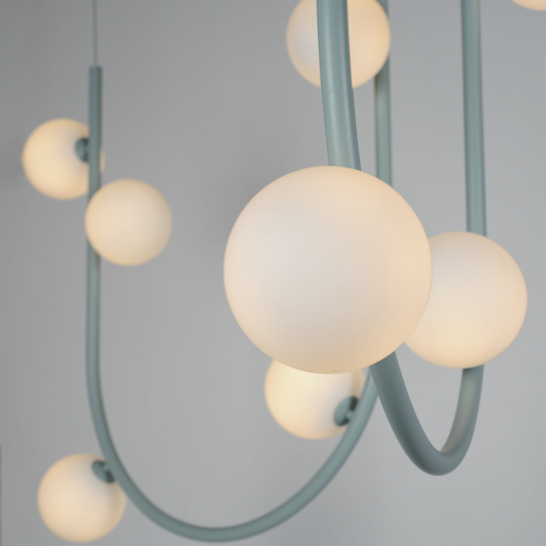 Contour MTO Contour 18-Light MTO Fixed Pendant by Studio M Lighting – lifestyle