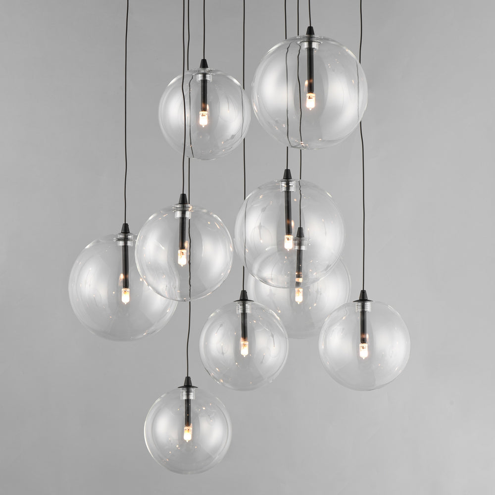 Global 9-Light LED Chandelier by Studio M Lighting – lifestyle