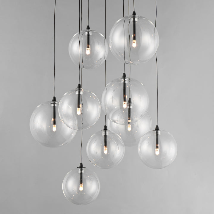 Global 9-Light LED Chandelier by Studio M Lighting – lifestyle