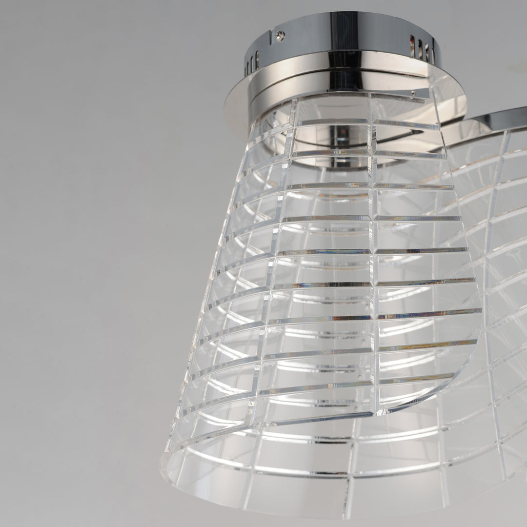 Tartan LED Flush Mount by Studio M Lighting – lifestyle