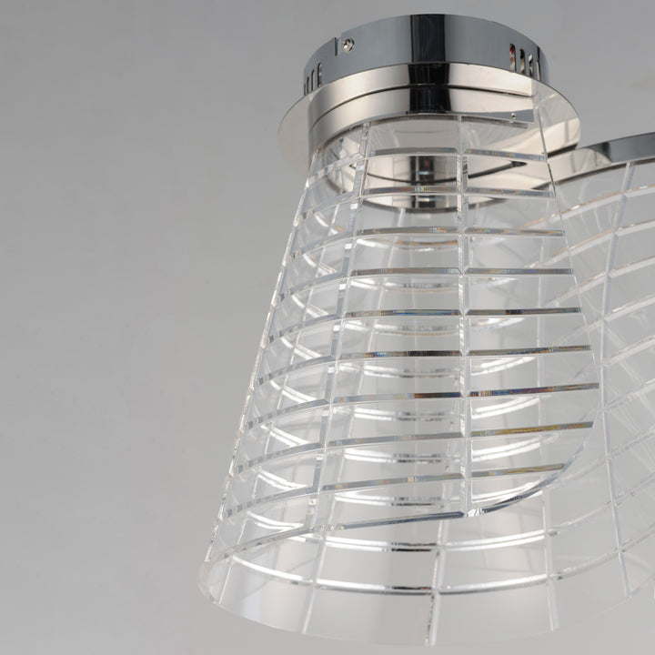 Tartan LED Flush Mount by Studio M Lighting – lifestyle