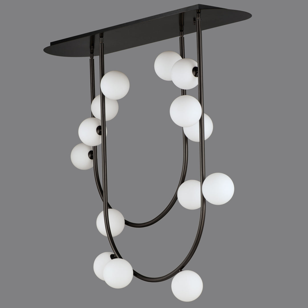 Contour 14-Light Fixed Stem Ceiling Light by Studio M Lighting – lifestyle