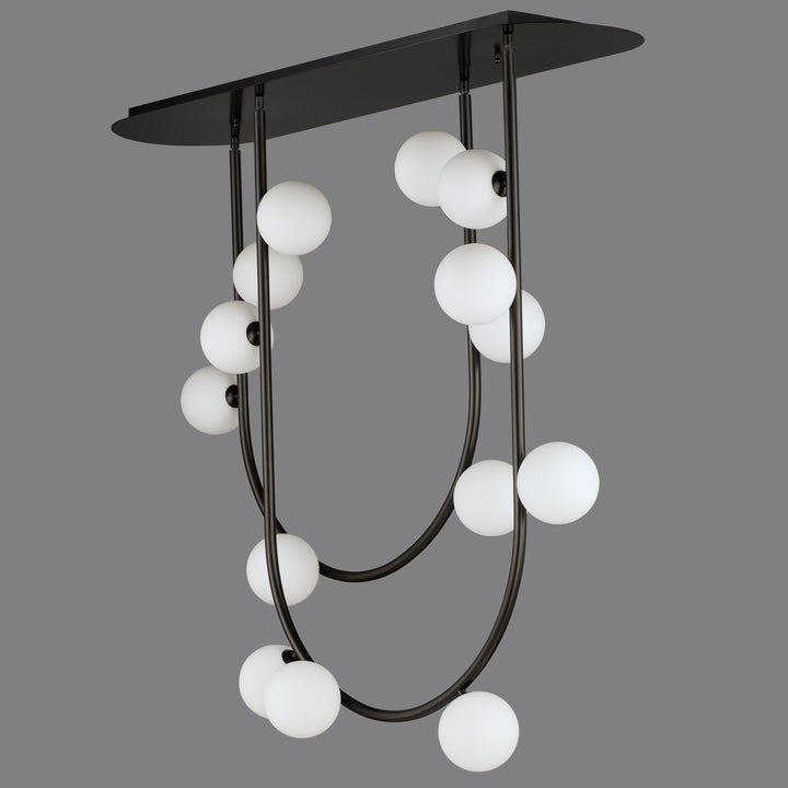 Contour 14-Light Fixed Stem Ceiling Light by Studio M Lighting – lifestyle