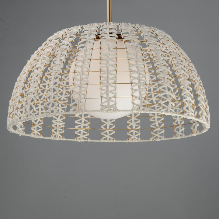 Macrame 1-Light Pendant by Studio M Lighting – lifestyle