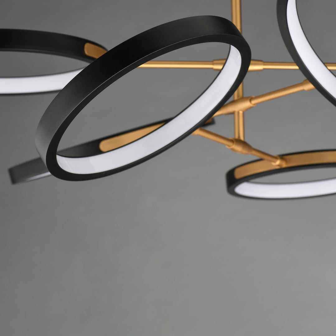 Hoopla 6-Light LED Pendant 254328 by Studio M Lighting – lifestyle