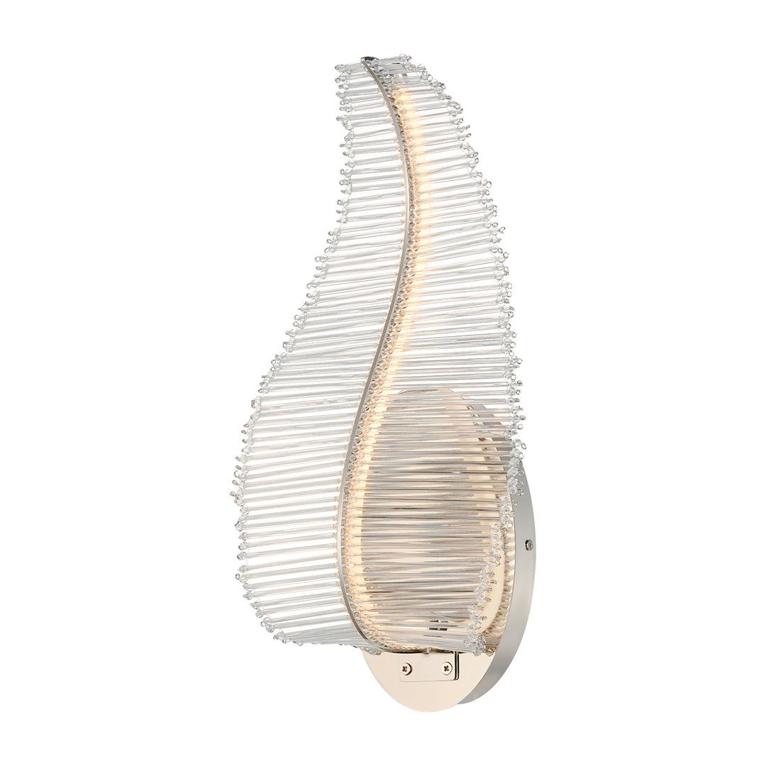Lillet 1-Light LED Wall Sconce by Studio M Lighting in Polished Nickel